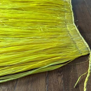 Vintage Professional Authentic Hula Tahitian ʻahu Natural Bark Skirt Yellow